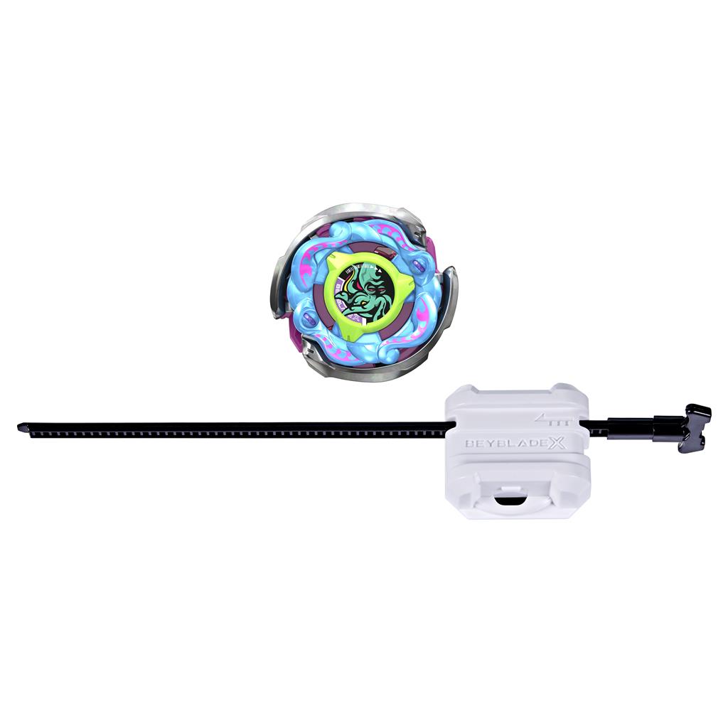 Hasbro Beyblade X Wriggle Kraken S 3 - 85O CX Starter Pack - Trottola Stamina Type con Launcher