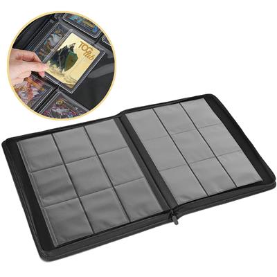 TCG LAB Album per Toploader 9 Tasche (252 Carte) - Nero Premium