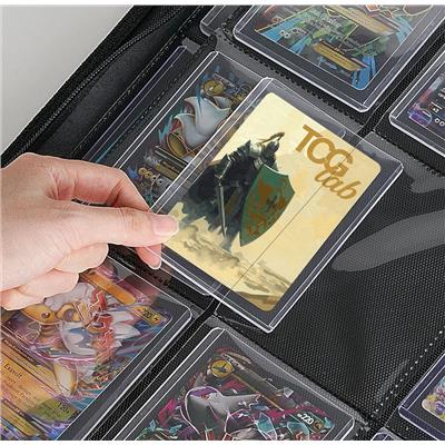 TCG LAB Album per Toploader 9 Tasche (252 Carte) - Nero Premium