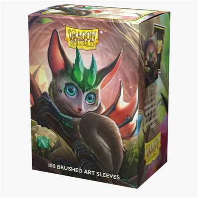 AT - 12122 Dragon Shield Brushed Art Sleeves - The Bushdrake 100 Bustine Protettive
