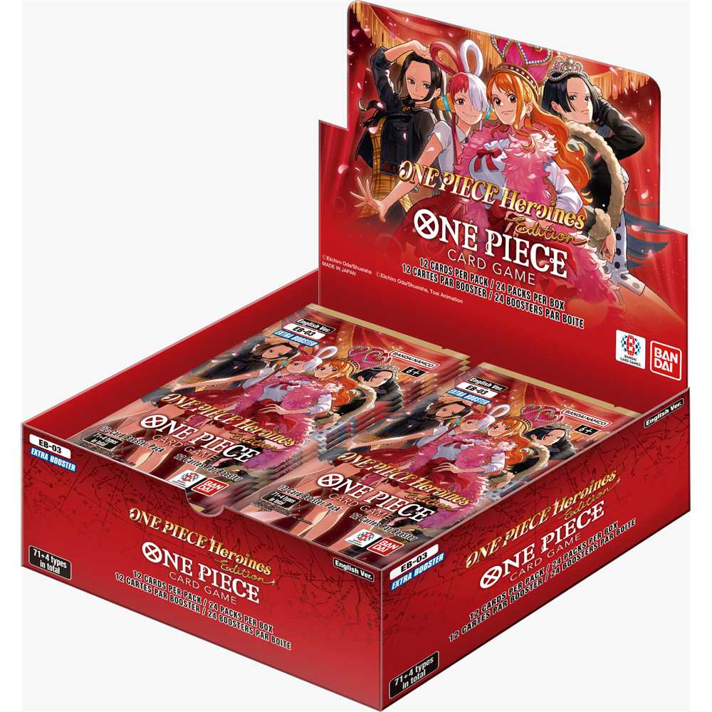 One Piece Card Game EB - 03 Extra Booster Display 24 Bustine Inglese ENG | Nuovo Leader e 288 Carte