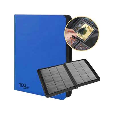 TCG LAB Album per Toploader 9 Tasche (252 Carte) - Protezione Deluxe Blu