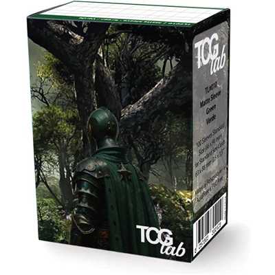 TcgLab Standard Sleeves Matte Ultra Clear Verde (100 Bustine) – Protezione Premium