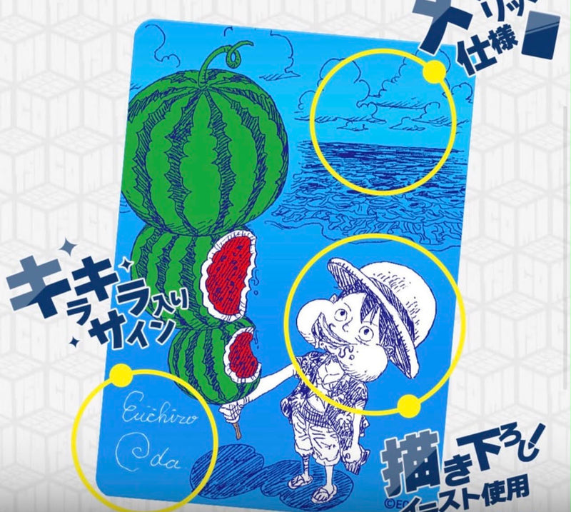 MetaKira Collectible Cards Luffy One Piece Eiichiro Oda Signed Promo Natsucomi 2026 (JAP) ONE PIECE TCG