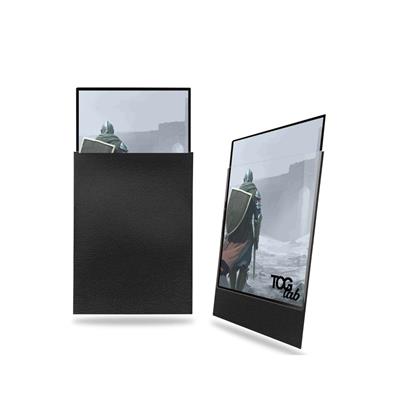 TcgLab Standard Sleeves Matte Ultra Clear Nero (100 Bustine) – Protezione Premium per Carte TCG