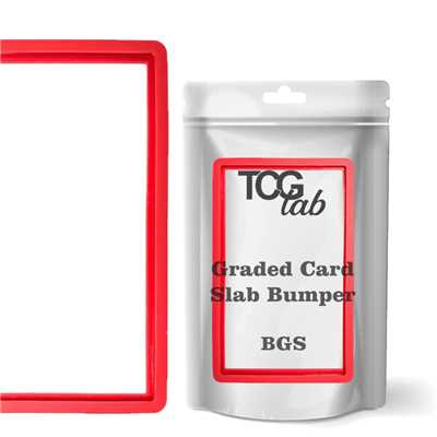 TCGLAB Bumper in Silicone per Graded Cards BGS - Rosso