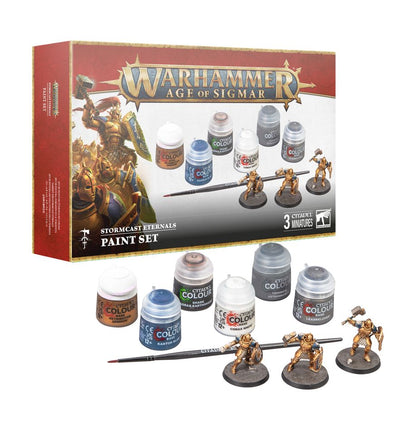 Warhammer Age of Sigmar Set di Pittura dei Figli Eterni della Tempesta - Stormcast Eternals Paint Set