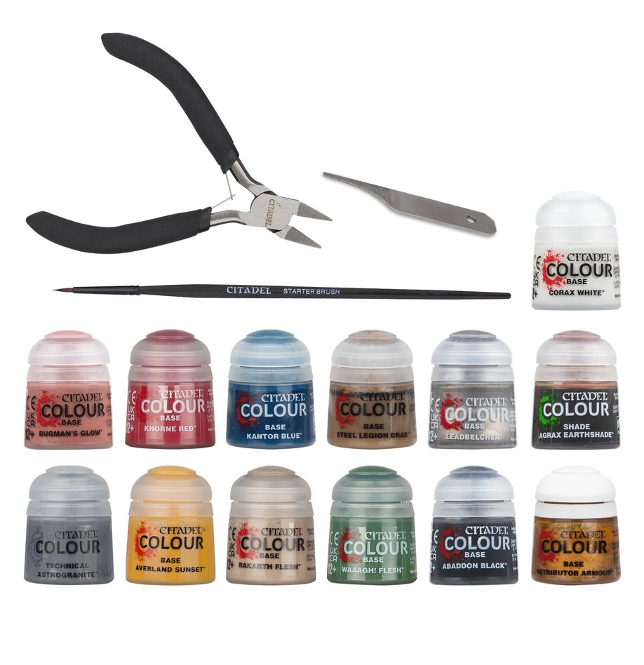 Warhammer Age of Sigmar: Set Colori + Attrezzi - Paints + Tools Set