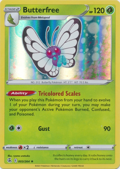 Butterfree - Colpo Fusione 003/264 [ Italiano / Inglese ]