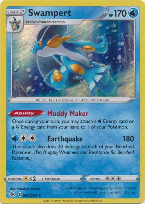 Swampert - Colpo Fusione 064/264 [ Italiano / Inglese ]