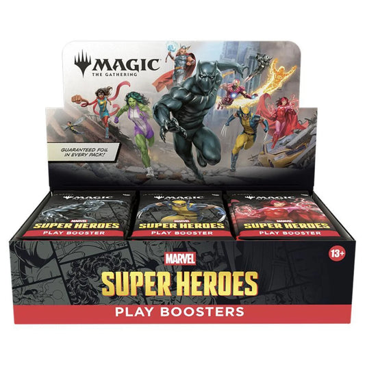 Magic: The Gathering Marvel Super Heroes Play Booster Display 30 Buste ENG
