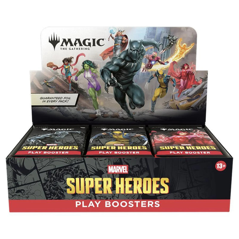 Magic: The Gathering Marvel Super Heroes Play Booster Display 30 Buste ENG