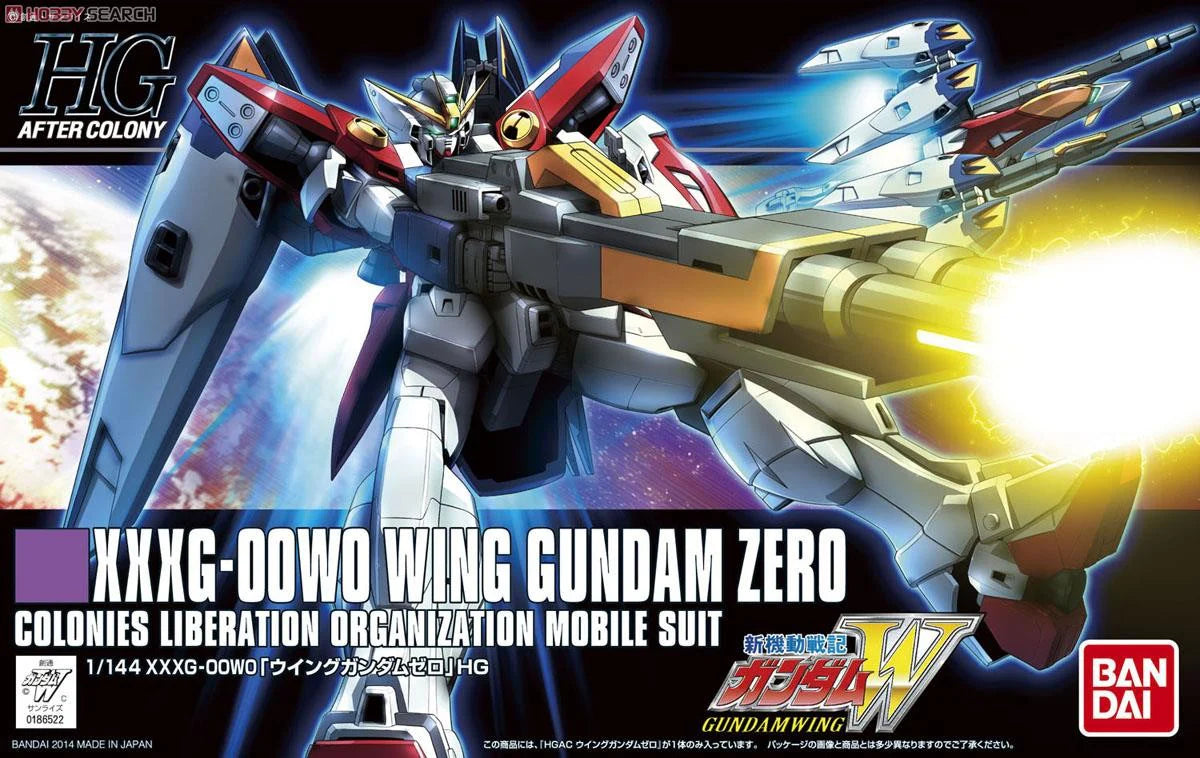 Bandai HGAC Wing Gundam Zero Model Kit 1/144 - Gundam Wing - 13cm