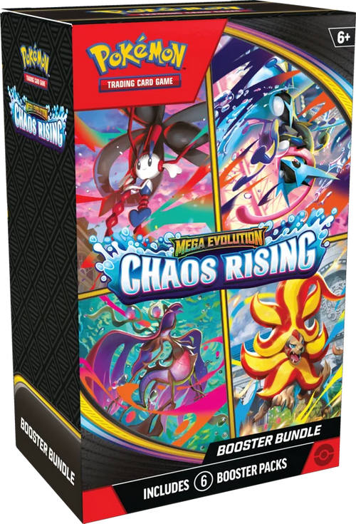 Pokémon TCG Mega Evolution Chaos Rising Booster Bundle 6 Buste ENG
