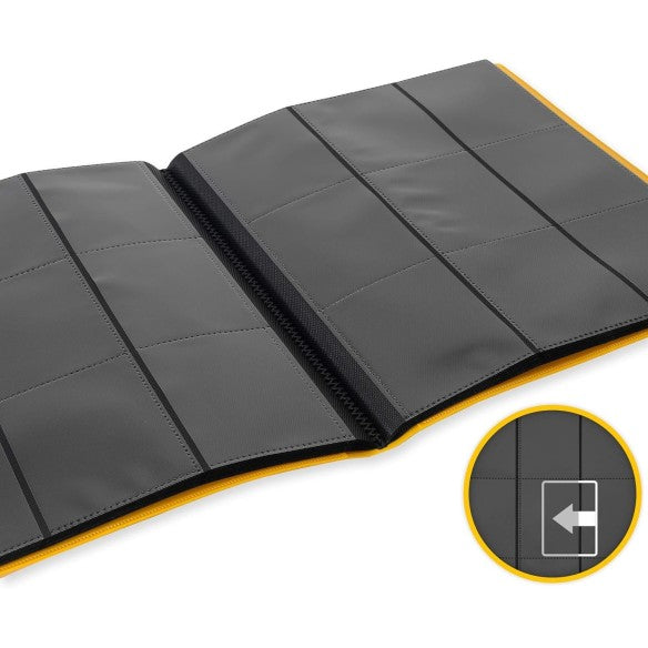 Raccoglitore 9 Tasche 360 Carte Giallo TcgLab - Album Porta Carte TCG ITA