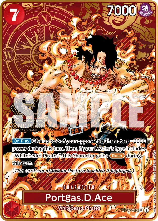 Portgas D Ace OP02-013 [ Inglese / Giapponese / Francese / Cinese Semplificato ]