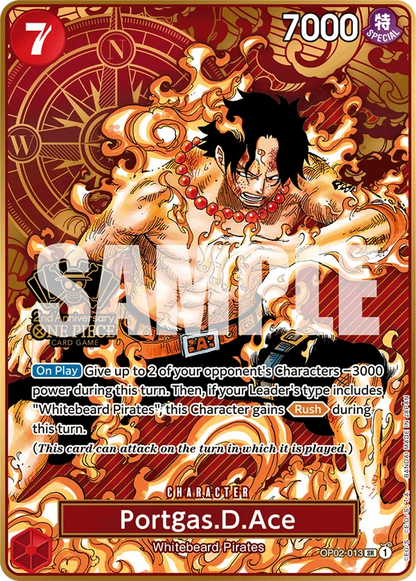 Portgas D Ace OP02-013 [ Inglese / Giapponese / Francese / Cinese Semplificato ]