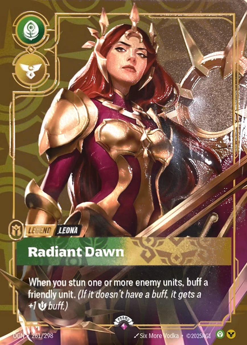 Leona - Radiant Dawn (Holographicmetallegendbest‑Ofprizing) [ Inglese / Cinese Semplificato ]