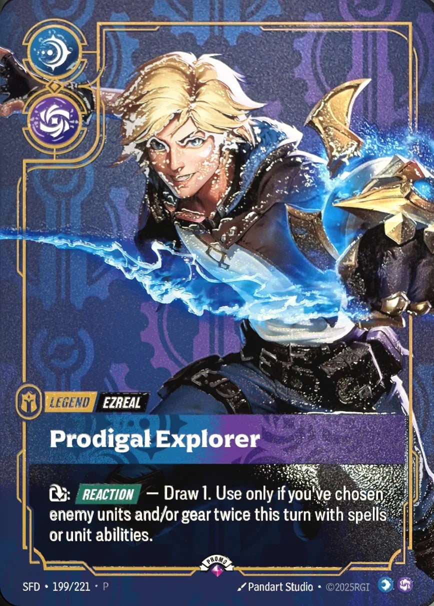 Ezreal - Prodigal Explorer (Holographicmetallegendbest‑Ofprizing) [ Inglese / Cinese Semplificato ]