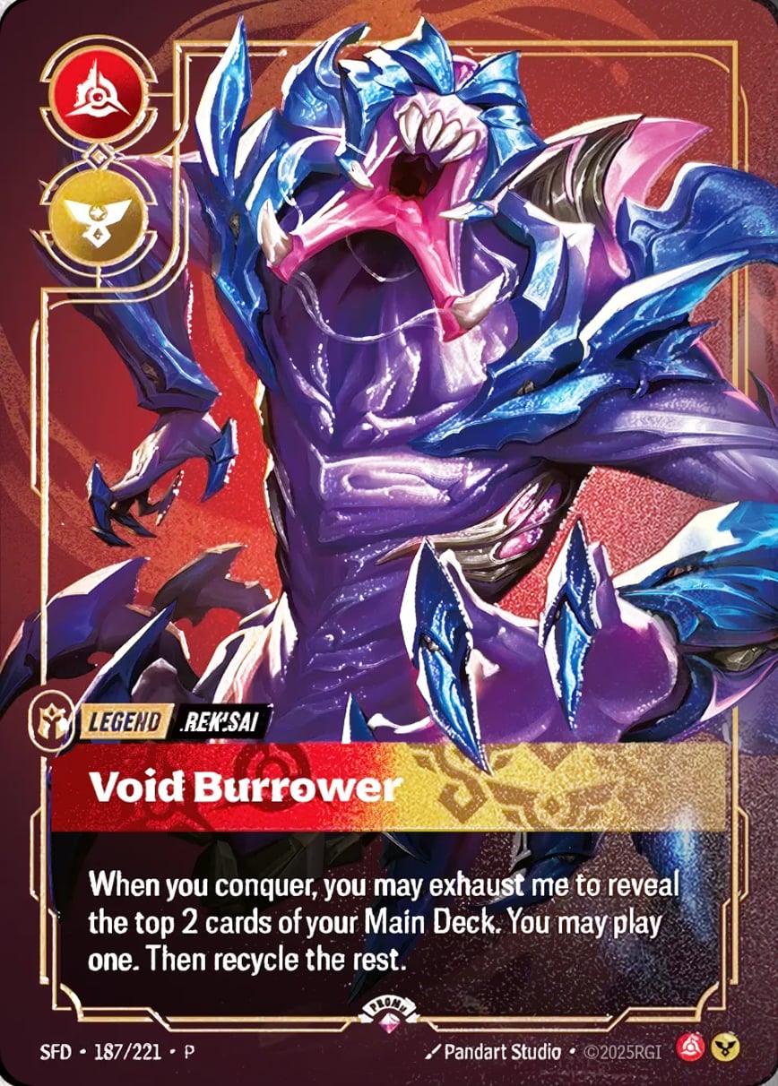 Rek'Sai - Void Burrower (Holographicmetallegendbest‑Ofprizing) [ Inglese / Cinese Semplificato ]