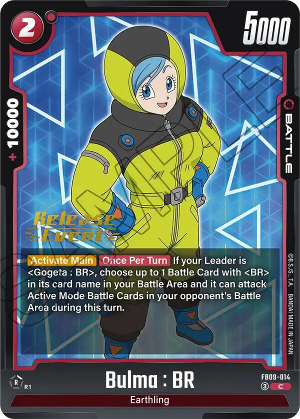 Bulma : BR FB09-014 [ Inglese / Giapponese ]