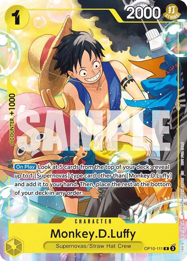 Monkey D Luffy OP10-111 [ Inglese / Giapponese / Francese / Cinese Semplificato ]