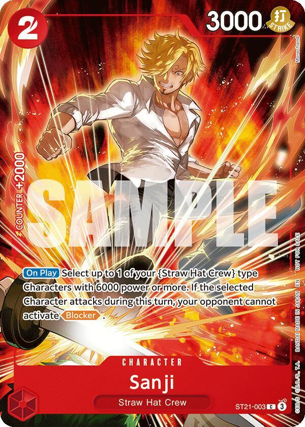 Sanji ST21-003 [ Inglese / Giapponese / Francese / Cinese Semplificato ]