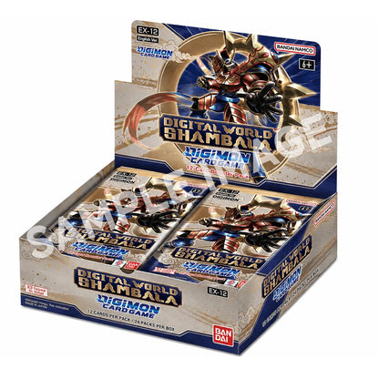 Digimon Card Game EX - 12 Digital World Shambala Extra Booster Display 24 Packs ENG