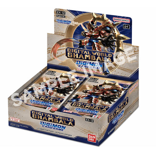 Digimon Card Game EX - 12 Digital World Shambala Extra Booster Display 24 Packs ENG