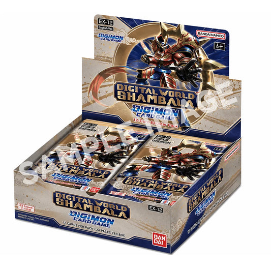 Digimon Card Game EX - 12 Digital World Shambala Extra Booster Display 24 Packs ENG