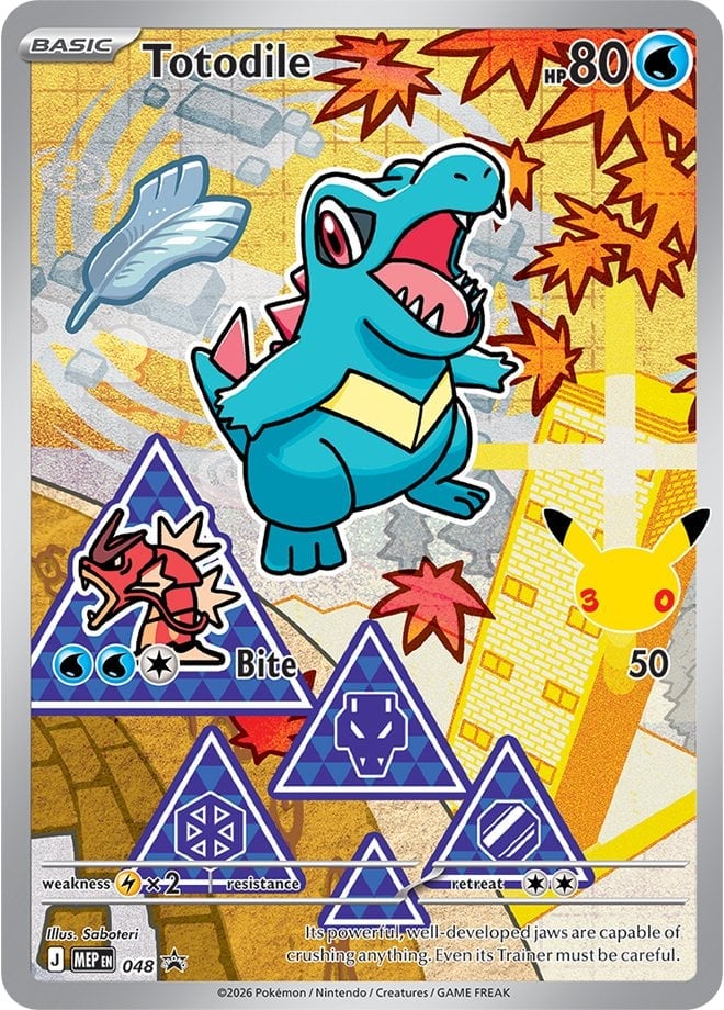 Totodile - MEP Black Star Promos MEP 048 [ Italiano / Inglese ]