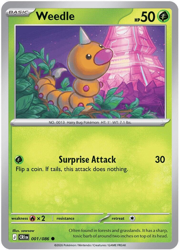 Weedle - Caos Nascente 001/086 [ Italiano / Inglese ]