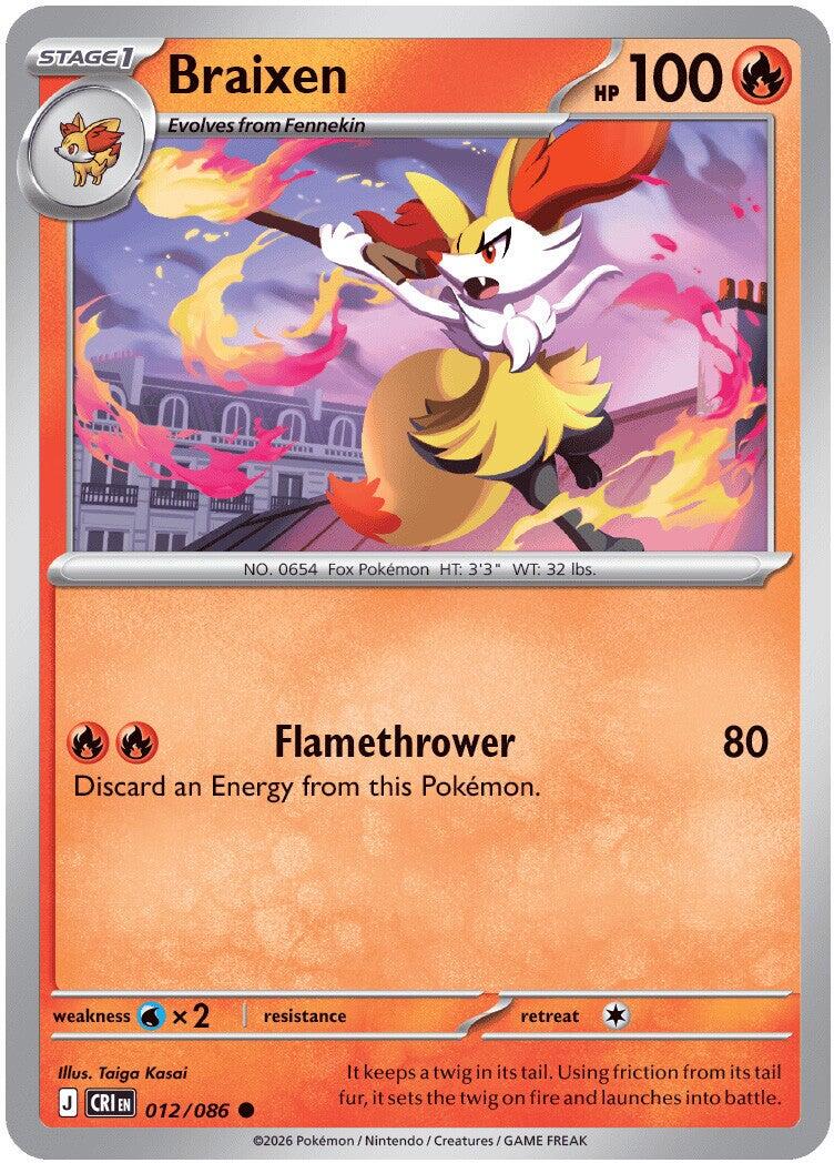 Braixen - Caos Nascente 012/086 [ Italiano ]