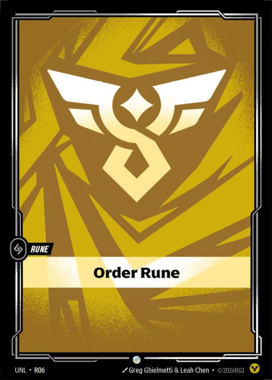 Order Rune [ Inglese / Cinese Semplificato ]