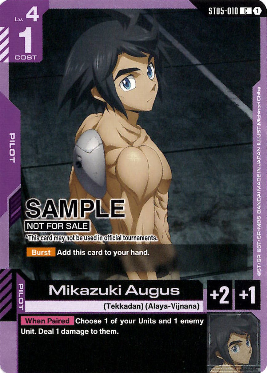 Mikazuki Augus ST05-010 [ Inglese / Giapponese ]