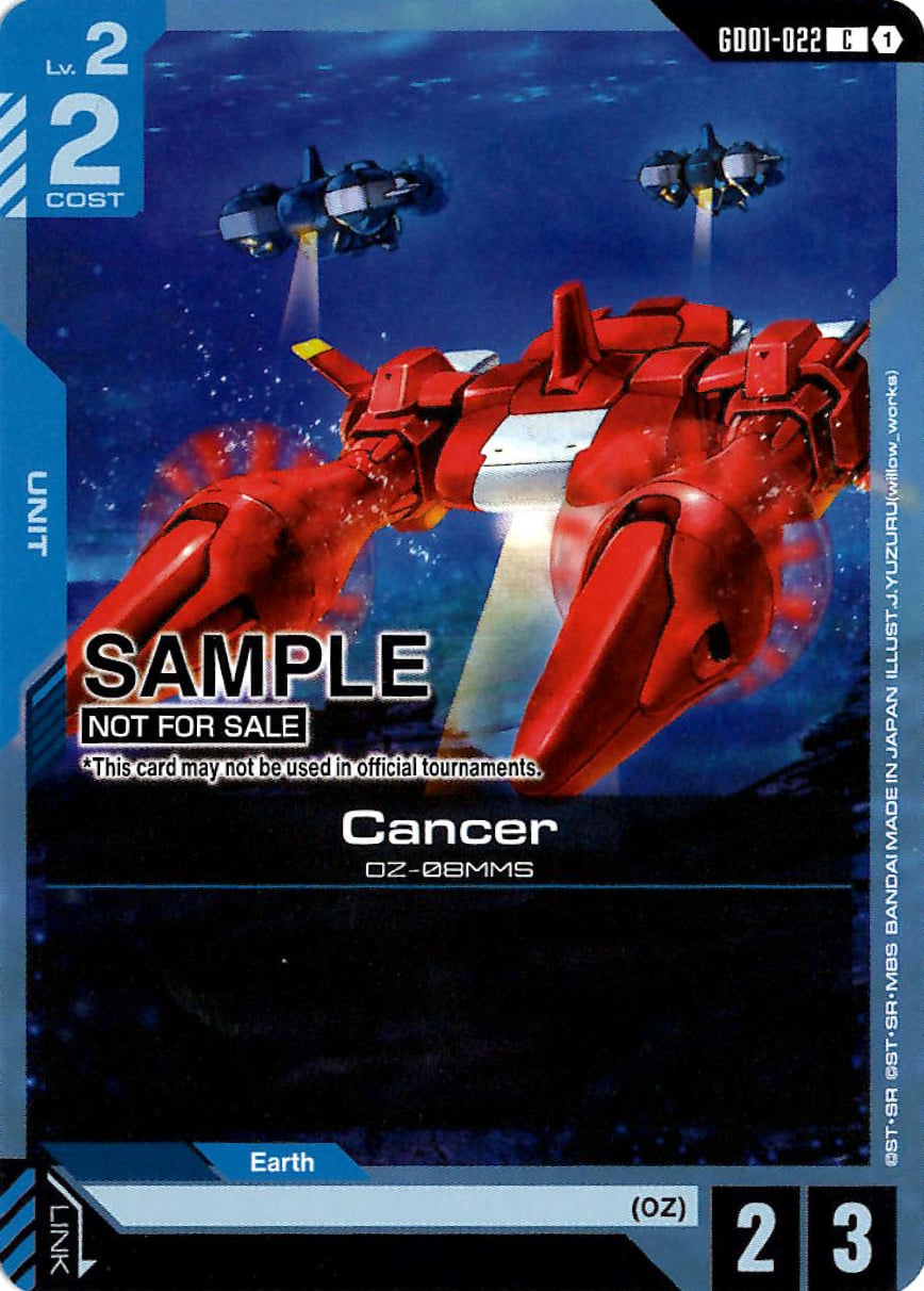 Cancer GD01-022 [ Inglese / Giapponese ]