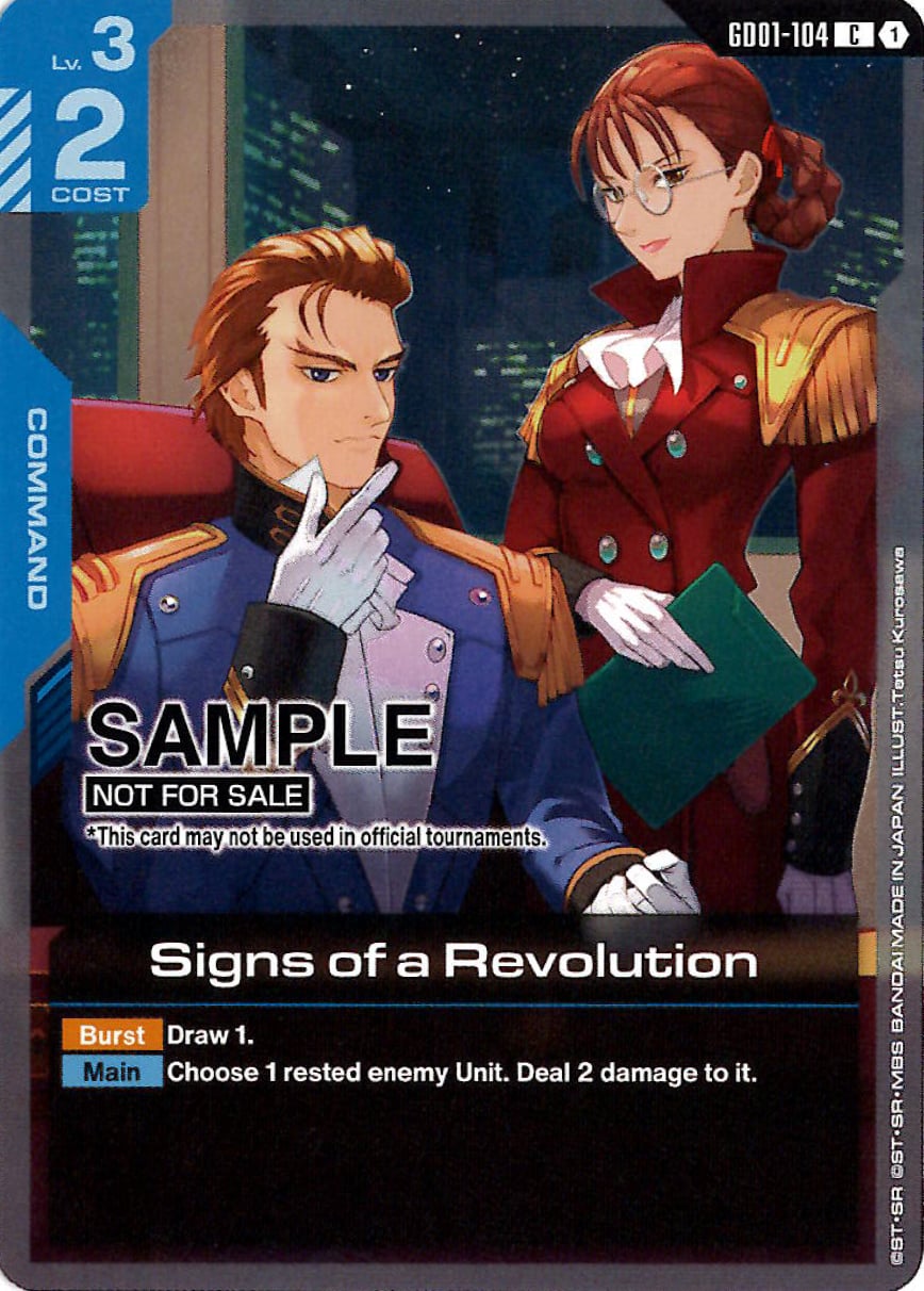 Signs of a Revolution GD01-104 [ Inglese / Giapponese ]