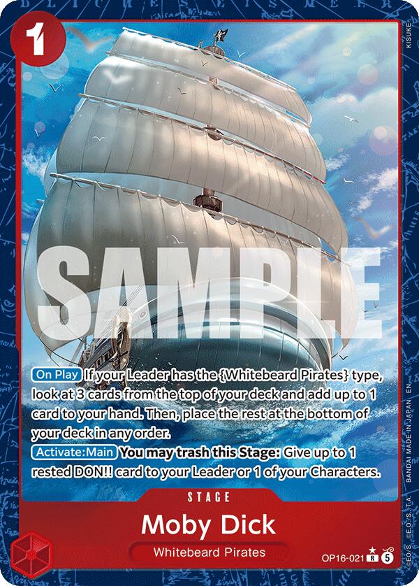 Moby Dick OP16-021 [ Inglese / Giapponese / Francese / Cinese Semplificato ]
