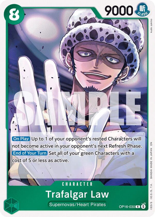 Trafalgar Law OP16-030 [ Inglese / Giapponese / Francese / Cinese Semplificato ]