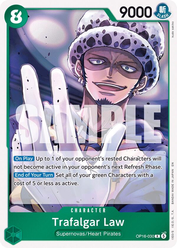 Trafalgar Law OP16-030 [ Inglese / Giapponese / Francese / Cinese Semplificato ]