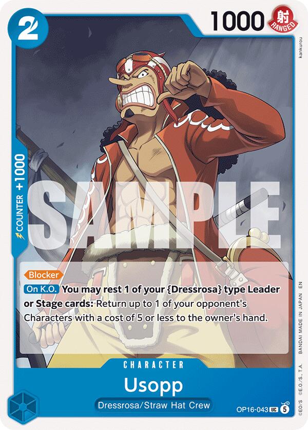 Usopp OP16-043 [ Inglese / Giapponese / Francese / Cinese Semplificato ]