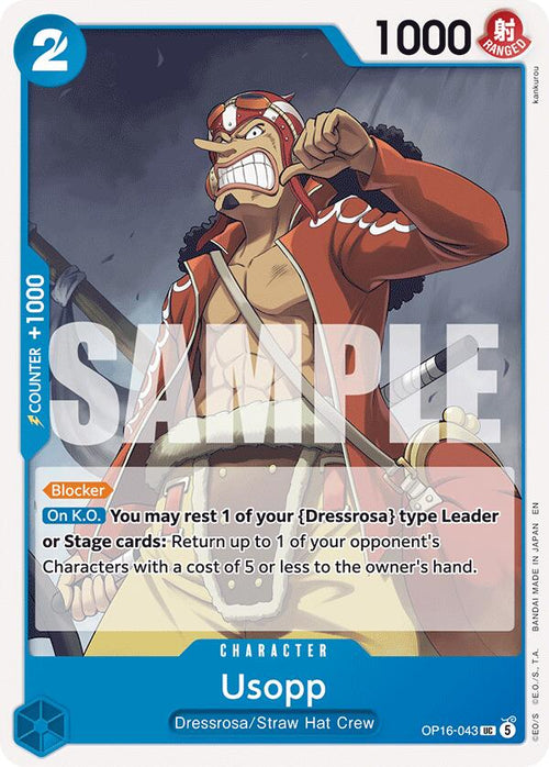 Usopp OP16-043 [ Inglese / Giapponese / Francese / Cinese Semplificato ]