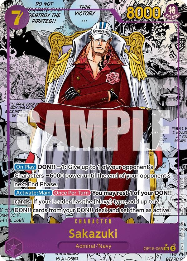 Sakazuki OP16-065 [ Inglese / Giapponese / Francese / Cinese Semplificato ]