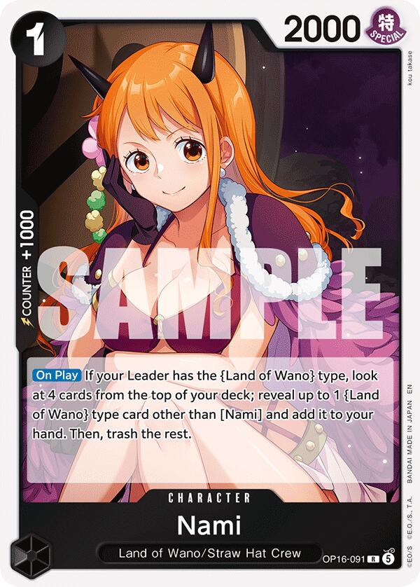 Nami OP16-091 [ Inglese / Giapponese ]