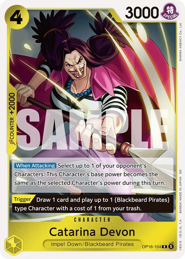 Catarina Devon OP16-104 [ Inglese / Giapponese / Francese / Cinese Semplificato ]