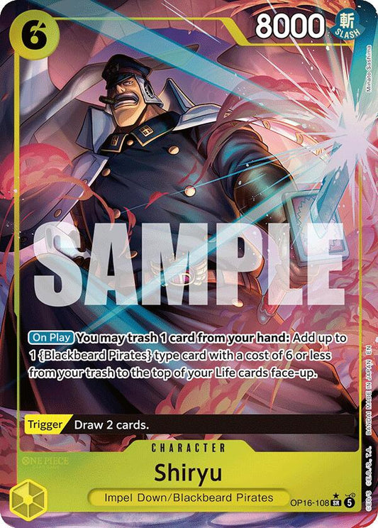 Shiryu OP16-108 [ Inglese / Giapponese / Francese / Cinese Semplificato ]