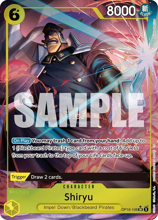 Shiryu OP16-108 [ Inglese / Giapponese / Francese / Cinese Semplificato ]