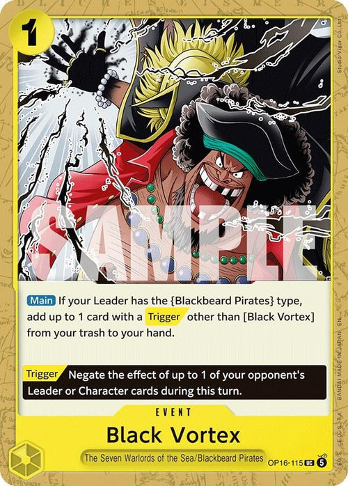 Black Vortex OP16-115 [ Inglese / Giapponese / Francese / Cinese Semplificato ]
