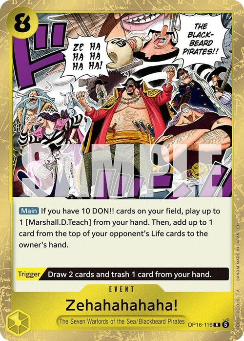 Zehahahahaha! OP16-116 [ Inglese / Giapponese / Francese / Cinese Semplificato ]
