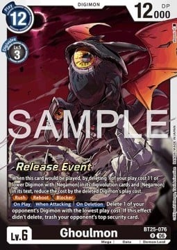 Ghoulmon BT25-076 [ Inglese / Giapponese ]